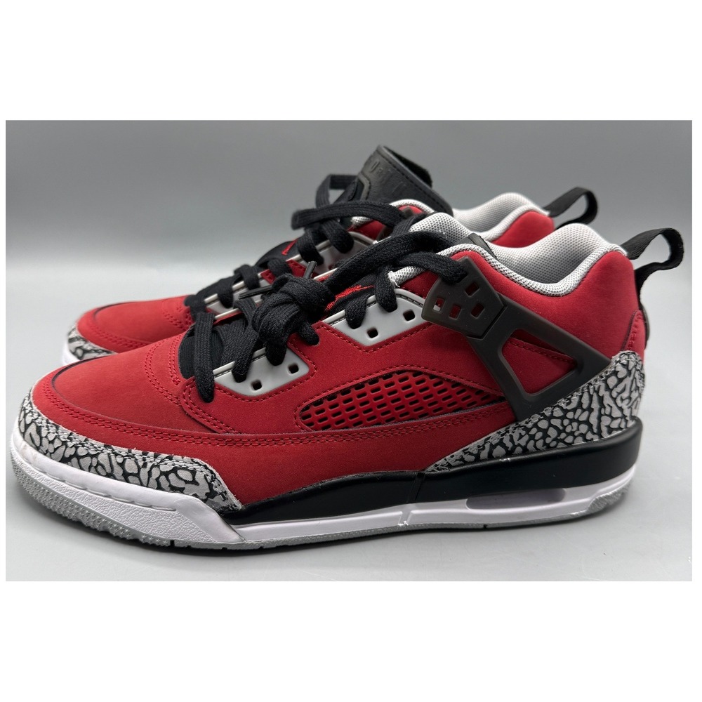 Jordan Spizike Low GS Gym Red Black Elephant Print FQ3950-600 Kids Size 7Y